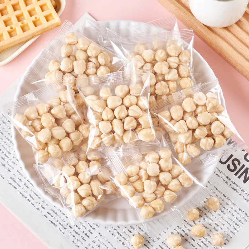榛子仁坚果原味独小包装新货烘焙熟棒子干果孕妇零食开口榛子果仁图片