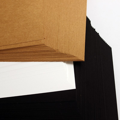 极速A3 A4 kraft paper, white card black carNd card thick man