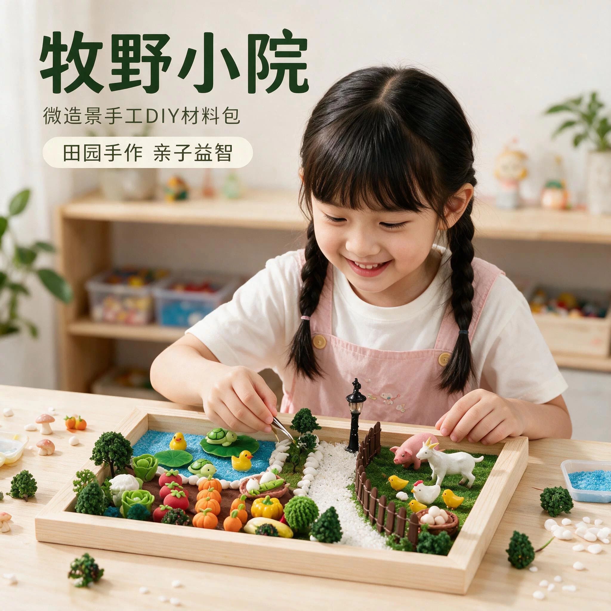 儿童手工造景植物迷你生态玩具图片