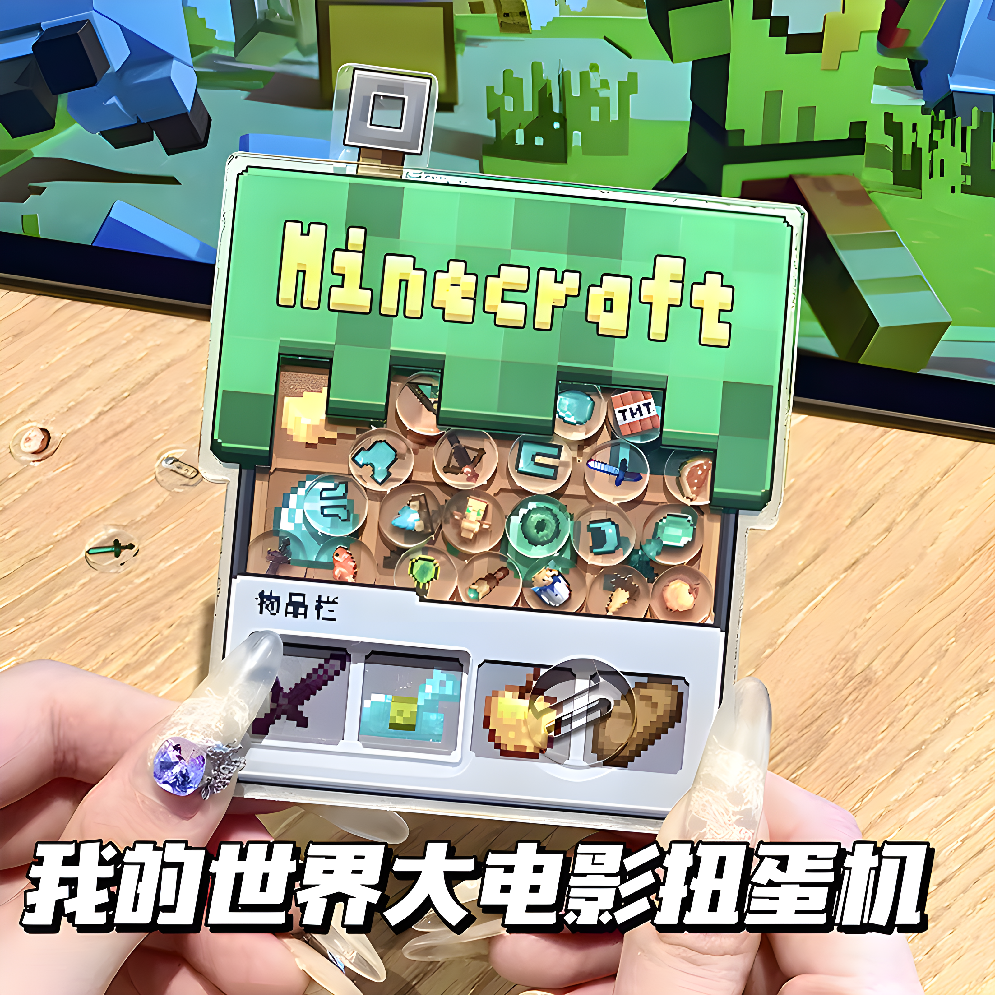 我的世界扭蛋机周边玩具2025新款