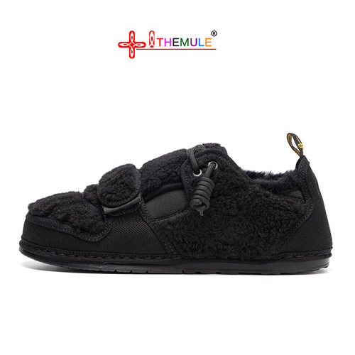 黑色平底帆布鞋厚底丑萌