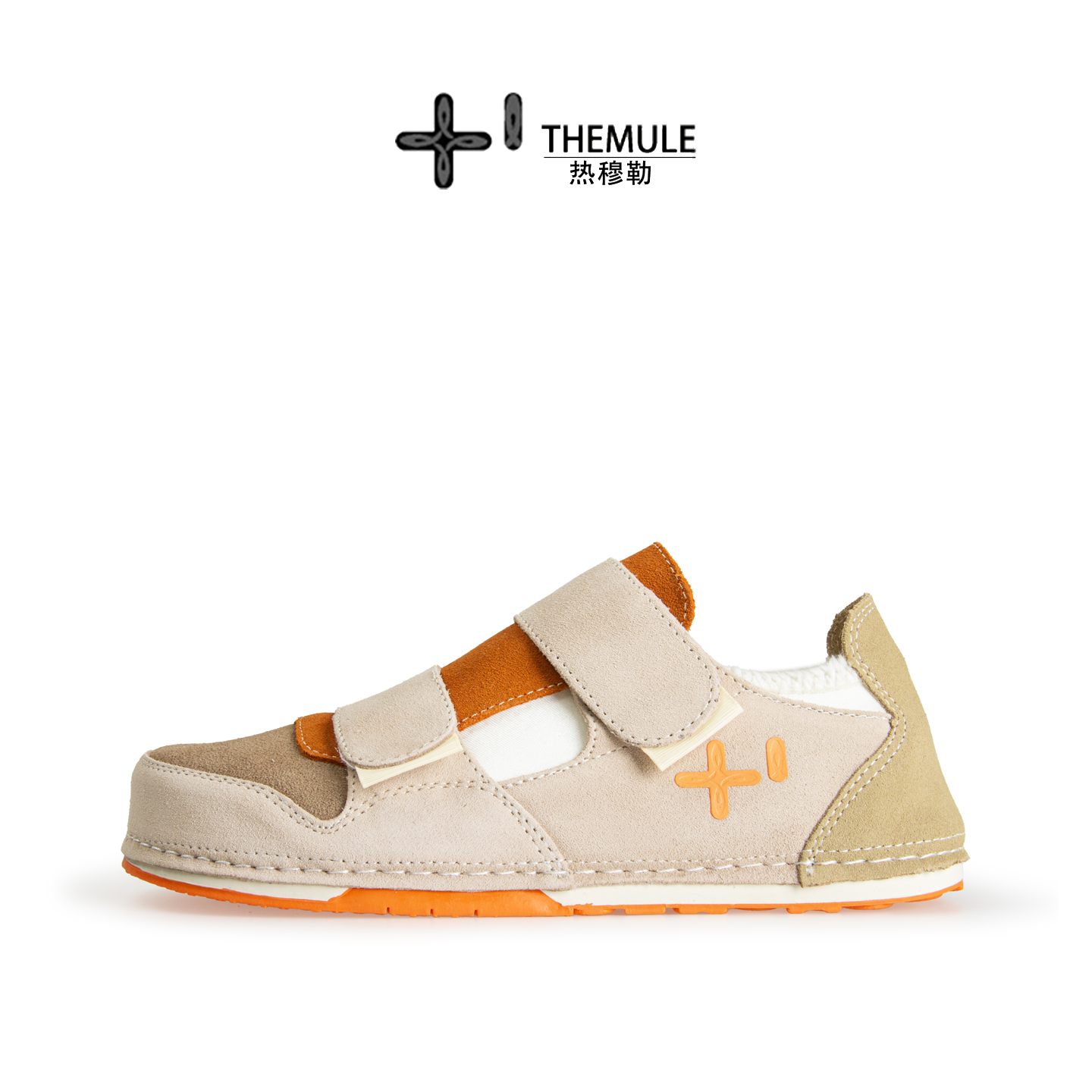 THEMULE拼色丑萌鞋女加绒棉鞋男大头鞋一脚蹬雪地靴面包鞋宽楦