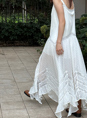 NEANT针织吊带蕾丝拼接下摆连衣裙（赠衬裙）新品CodeMe买手店