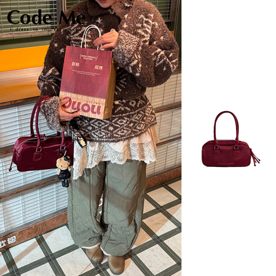 DamsonMadder手提红色包包