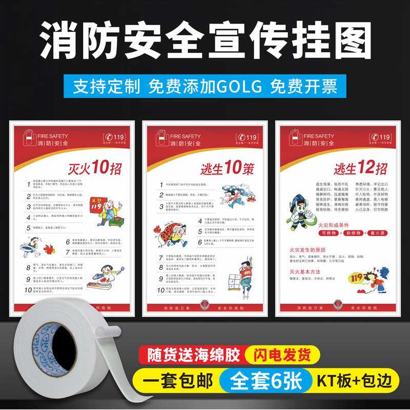 规章制度海报上墙消防安全管理