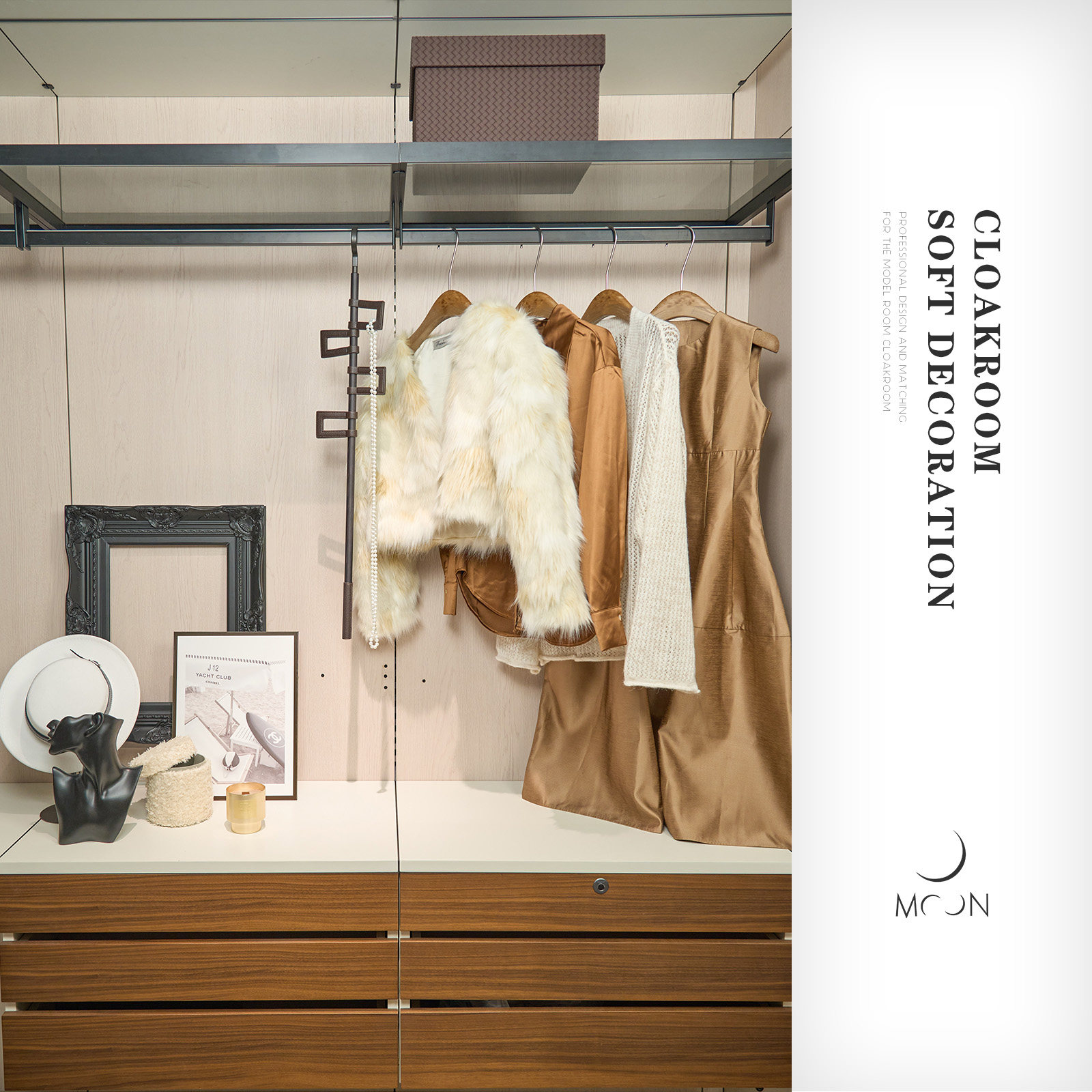 MOON慕空间样板房衣帽间摆件女士外套衬衫高跟鞋软装饰品陈列道具,家居饰品,家饰软装搭配套装,淘宝优惠券,粉丝福利购,淘宝优惠卷