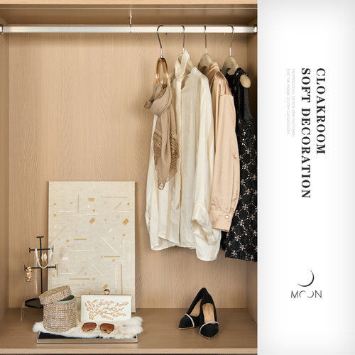 MOON慕空间样板房衣帽间摆件女士衬衫连衣裙首饰盒装饰品陈列道具