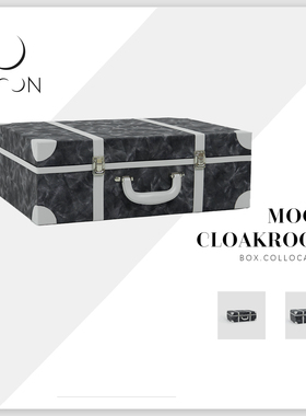MOON慕空间样板房衣帽间收纳盒摆件行李箱家居展厅装饰品摆设道具