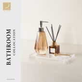 MOON慕空间样板房洗手间卫浴摆件套装 饰品道具 售楼处展厅乳液瓶装