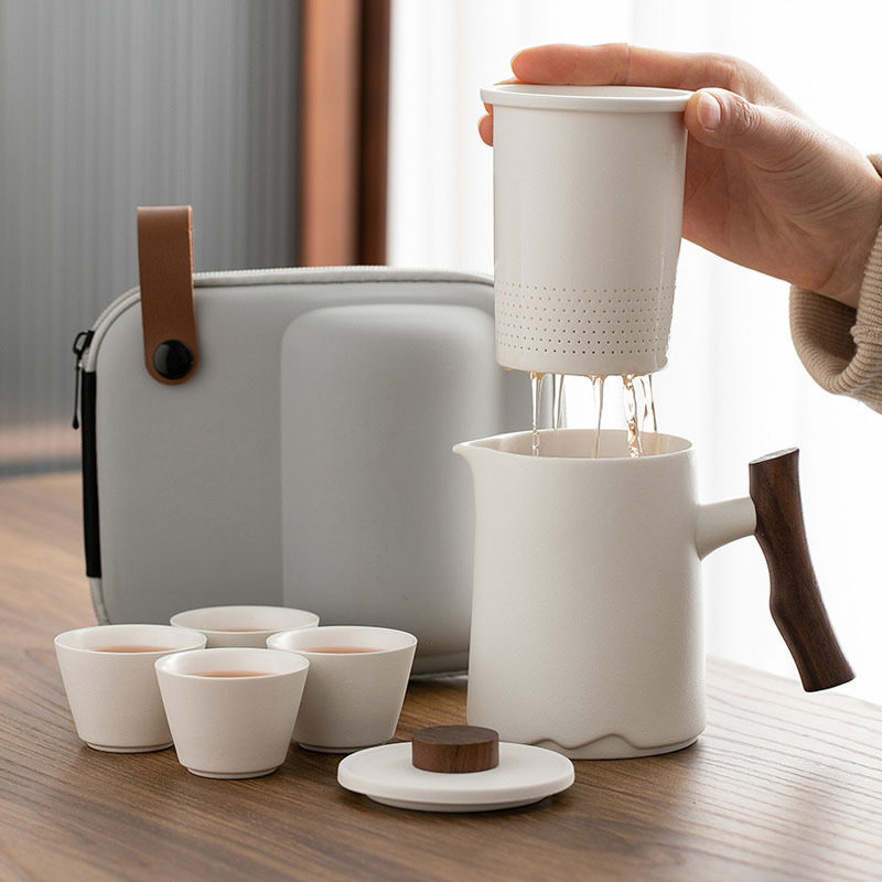 黑陶便携式旅行功夫茶具
