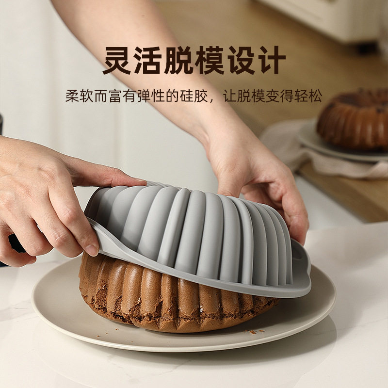 圆形蛋糕模具家用硅胶烘