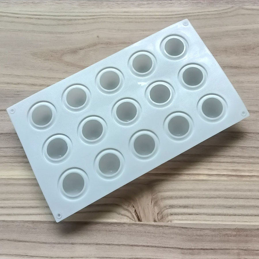 15连高圆球慕斯硅胶模具