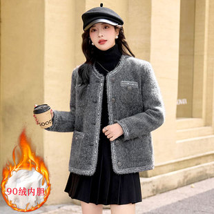 巨好看名媛小香风轻薄羽绒服外套女短款冬季2025新款爆款时尚洋气