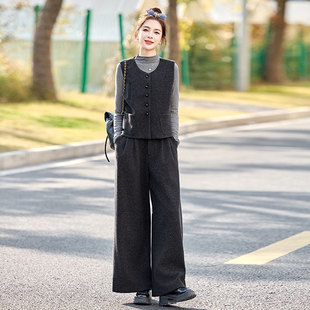 春季马甲三件套女款春装2026新款减龄轻奢高级感今年流行爆款套装