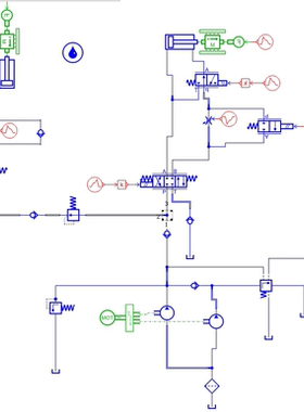 Amesim液压仿真、studio液压仿真、fluidsim液压仿真