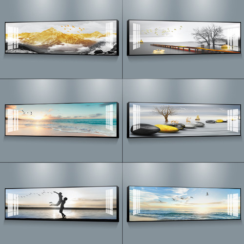 卧室背景墙装饰画可定制挂墙画