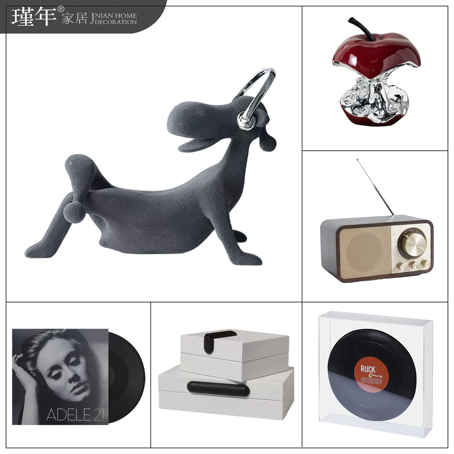 现代轻奢树脂工艺品摆件图片