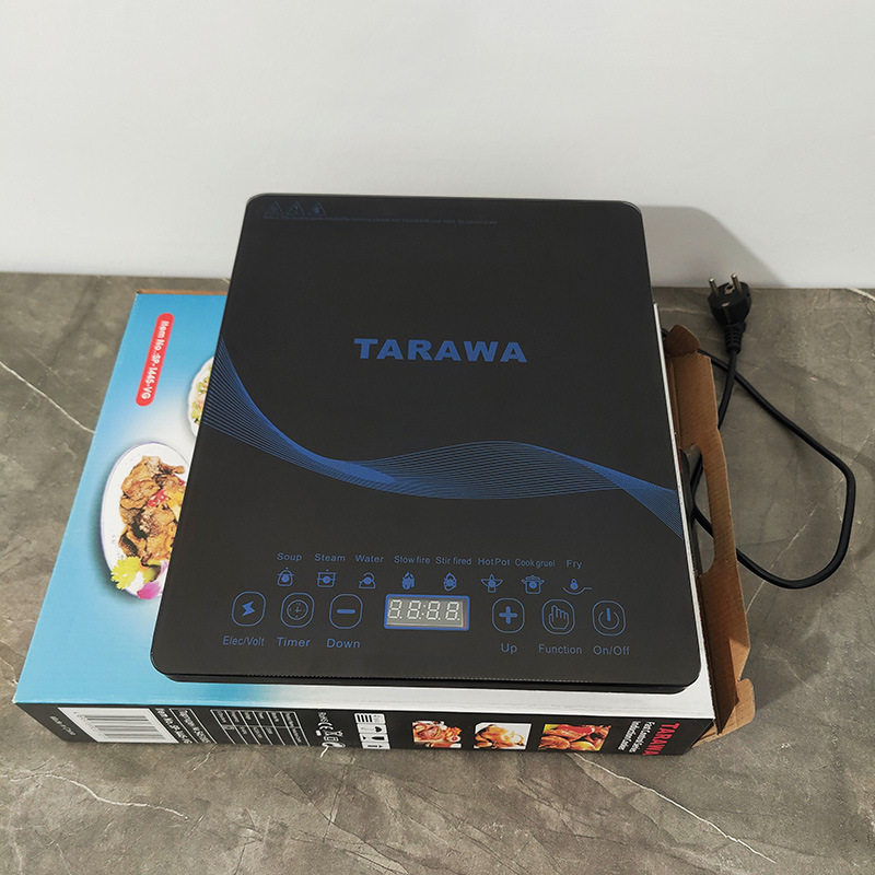 电磁炉家用多功能大功率火锅炒菜炖煮商用方形电热炉灶跨境英文版