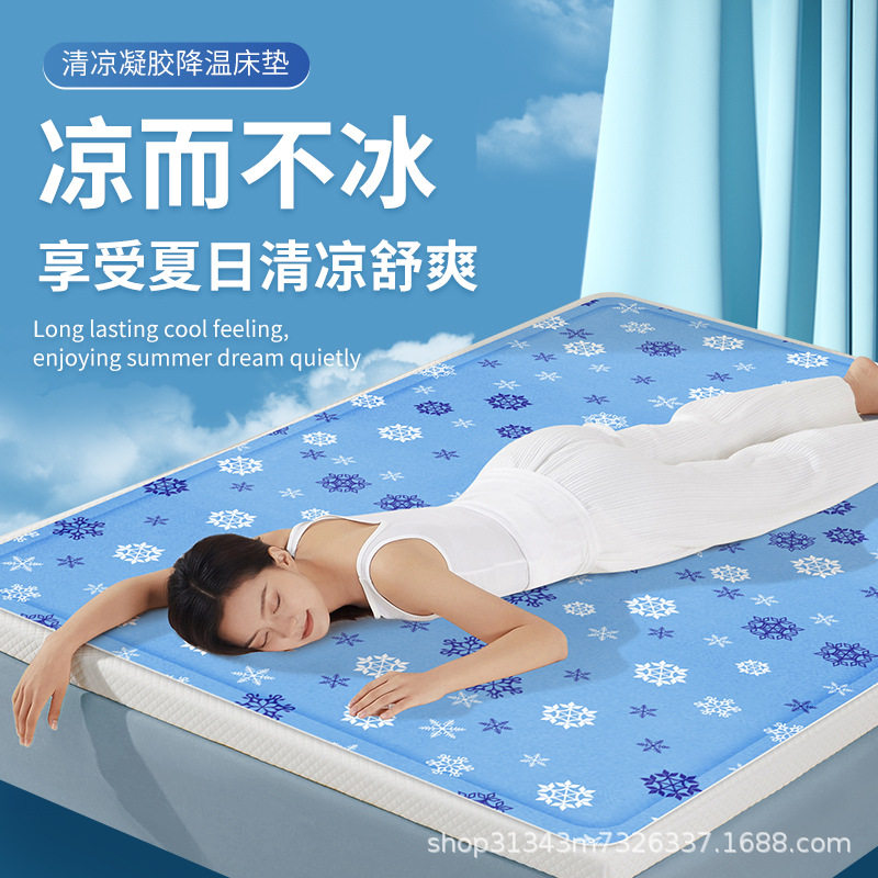凝胶冰垫床垫冰枕夏天单人宿舍降温床上冰凉免注水坐垫冰床垫