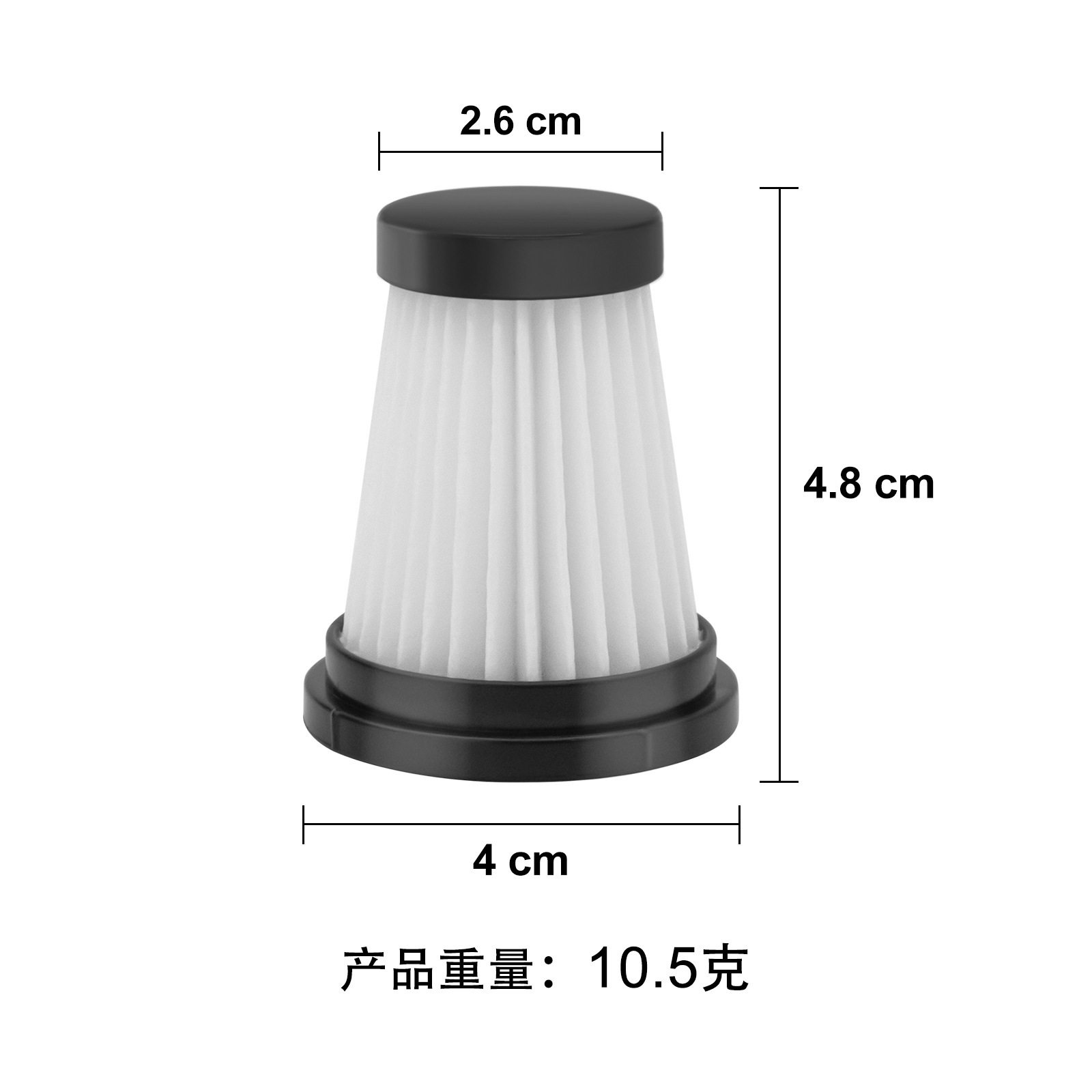 适用于 Moosoo K12 K12 PRO K13 无线吸尘器 随手吸滤网滤芯配件