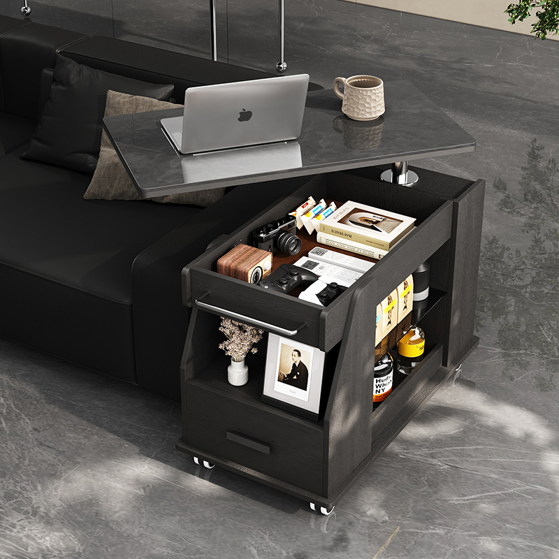 升降茶几可移动沙发边几侧边柜茶几餐桌二合一高级感创意床头边桌