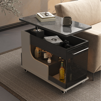 升降茶几可移动沙发边几侧边柜客厅零食推车轻奢高级感创意床边桌