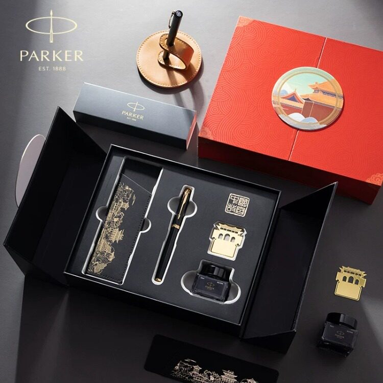 【生日礼物】parker/派克钢笔男生高档IM故宫黑墙墨水笔送老师礼物礼盒送人书写官方旗舰正品刻字定制