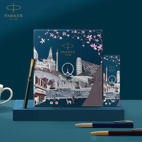 【新年礼物】PARKER/派克签字笔威雅XL金夹宝珠笔城市漫步礼盒送老师礼物学生成人练字书写商务文具礼赠