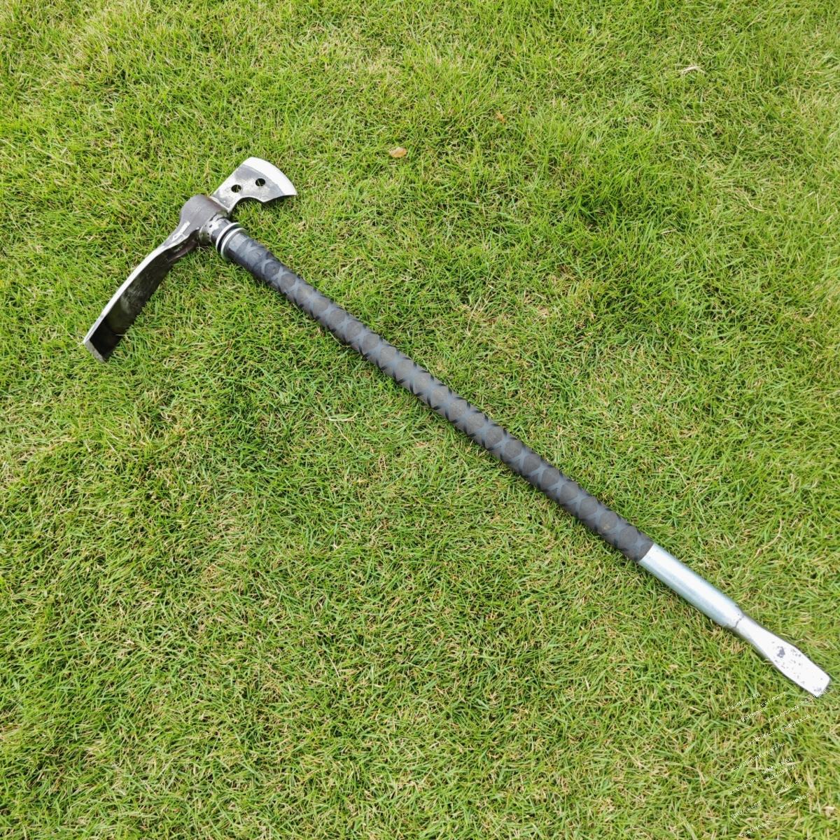 一体连杆镐头农用锻打挖笋山锄洋镐挖树根木桩神器十字镐镐斧两用