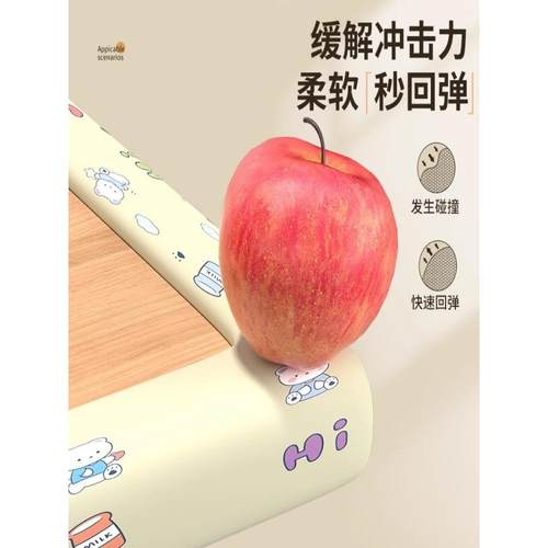 儿童防撞条桌边安全保护贴纸硅胶软角保护器大学生直角桌角床边保