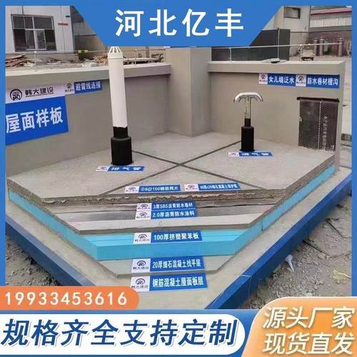 建筑工地质量样板工艺工法展示区独立柱楼梯屋面砌体抹灰主体结构