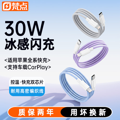 【30W】适用苹果全系快充数据线