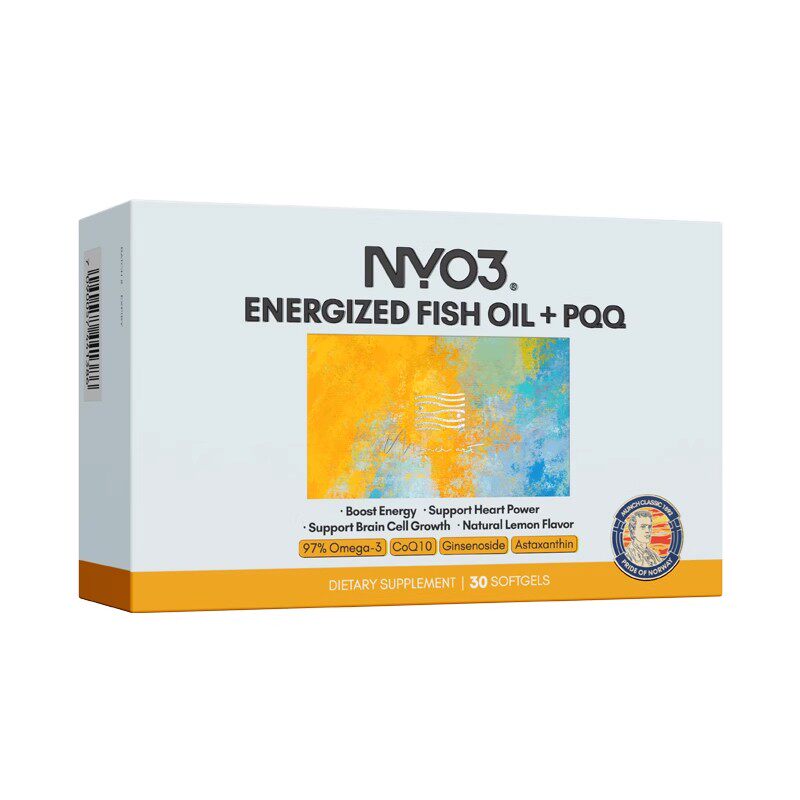 NYO3挪威活力鱼油rTG型高纯浓缩欧米茄补脑pqq虾青素