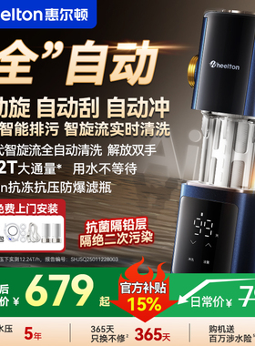 惠尔顿前置过滤器P0063PRO升级款家用全自动清洗全屋超15T智能