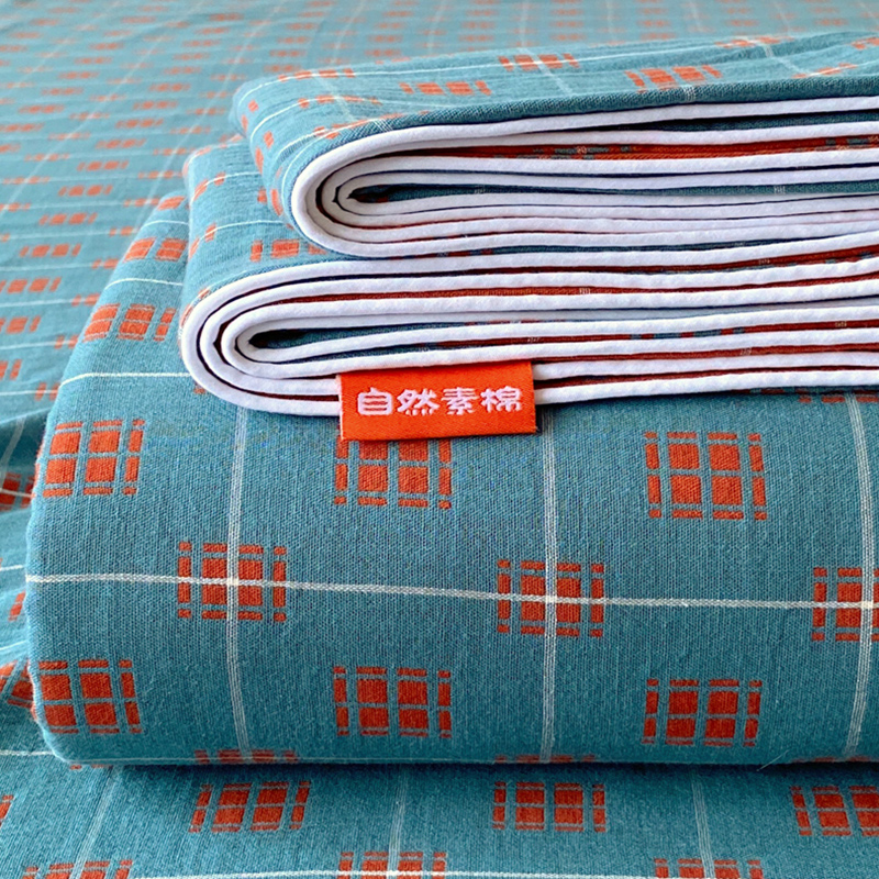 A类加厚纯棉双层纱床单全棉被单