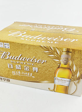 百威金尊单一麦芽啤酒200ml*24