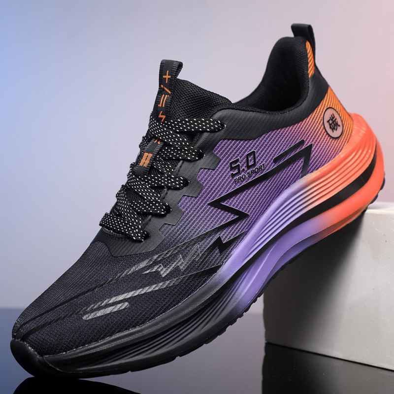 春夏款男鞋软底轻便跑步鞋男女同款网面透气防滑耐磨学生运动鞋