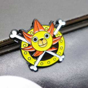 海贼王胸章胸章徽章桑尼号艾斯香克斯标志动漫周边饰品挂件礼物酷