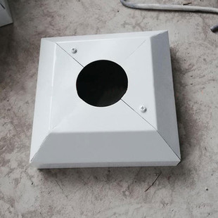 监控立杆法兰底板罩子路灯装饰件圆形底座盖板方形照立柱盖子