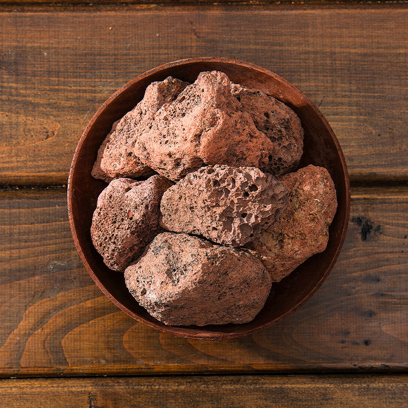 包邮20斤天然火山石轻质透气 多肉铺面伴土兰花颗粒土水族火山岩