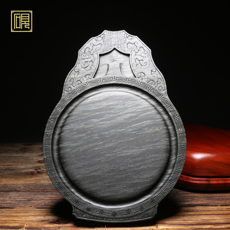 高档《歙砚精品原石文房四宝砚台