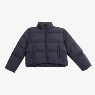 三川一禾简法主义女士立领时尚短款羽绒服2025冬新款保暖外套上衣