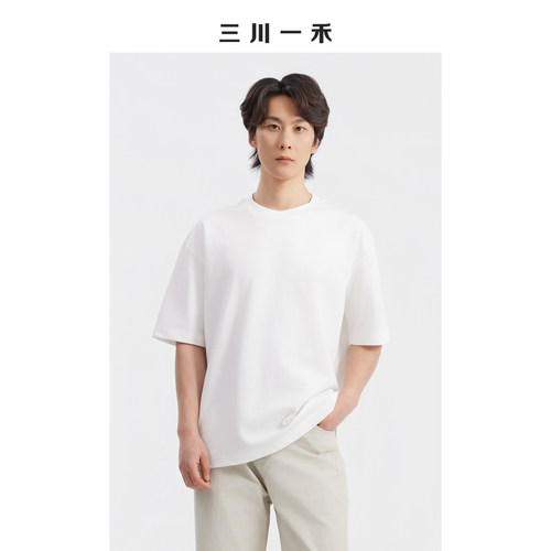 男士夏季新款结构剪裁基础款短袖