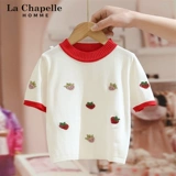 Летняя одежда, трикотажный комплект, летняя детская футболка с коротким рукавом, детская одежда, в западном стиле