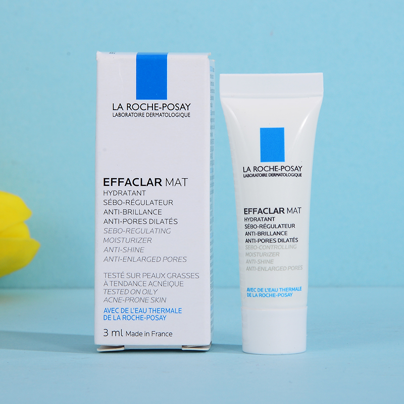 理肤泉清痘净肤水油平衡保湿控油乳液3ml专柜正品小样