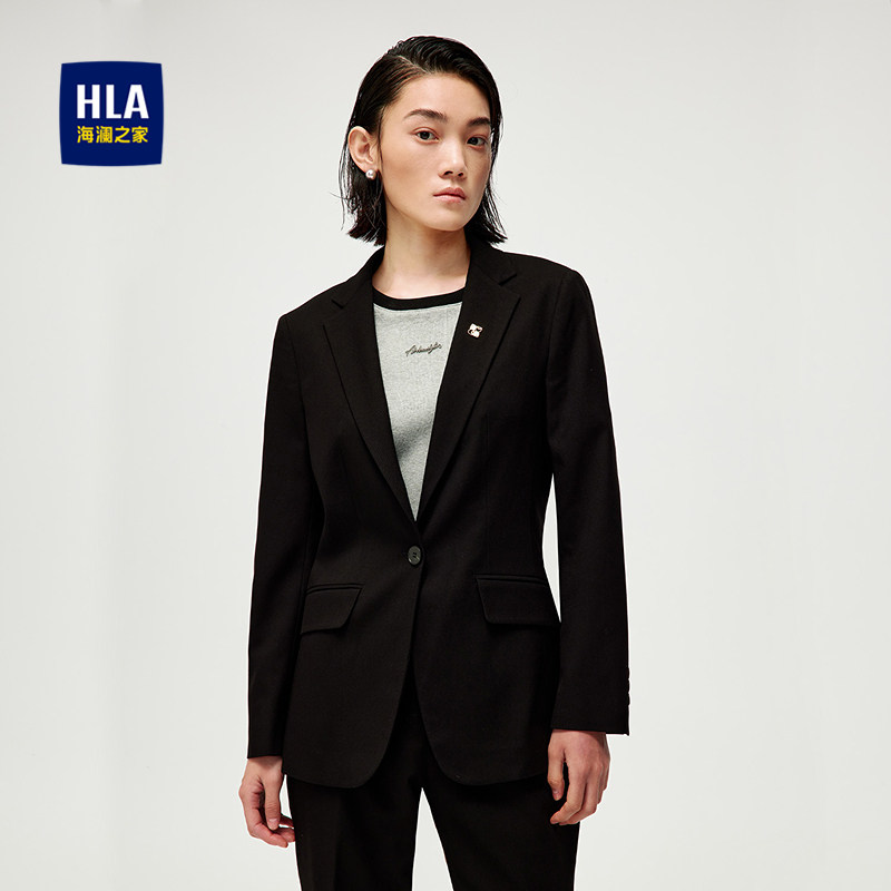 HLA/海澜之家商务通勤西服套装26春沉稳利落挺括时尚气质女装
