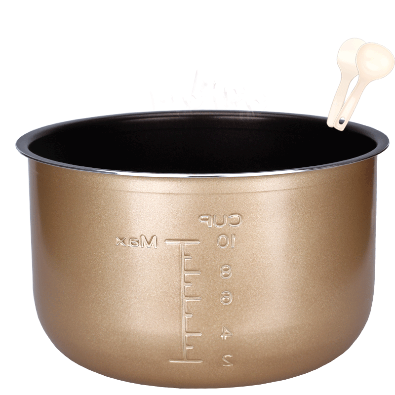 适用美的电压力锅配件6L升彩晶不粘内锅12PCS603A/12CH602A内胆