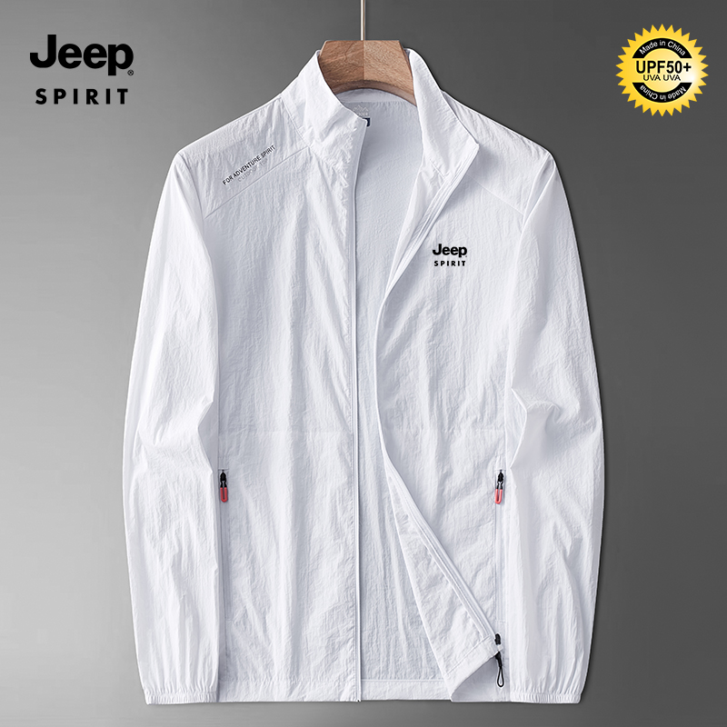 JEEPSPIRIT立领夏季轻薄防晒衣