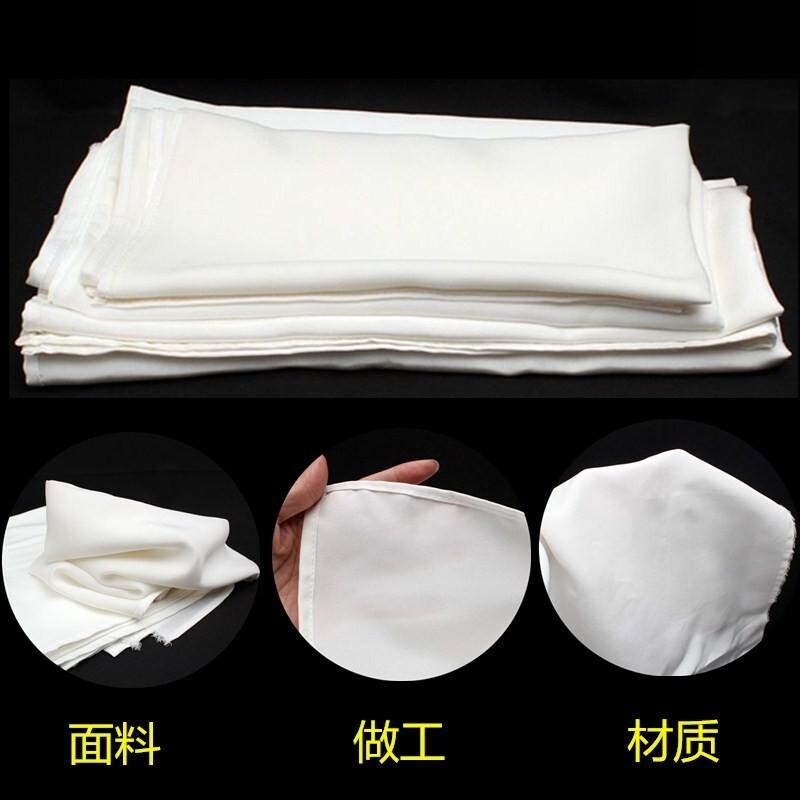 戏曲剧服装配件京剧越剧豫剧杭纺男女练功水袖花旦绉料水袖布一副 - 实物图