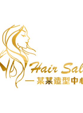 理发店装饰背景墙收银吧台3d墙贴